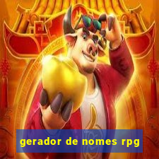 gerador de nomes rpg